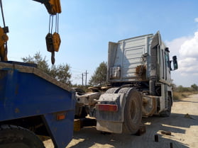 Эвакуация грузовика до СТО за Новороссийском